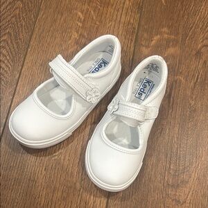 Keds Kids White Strap Dress Shoes